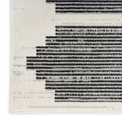 Nourison Home Modern Passion  Ivory Grey  Contemporary