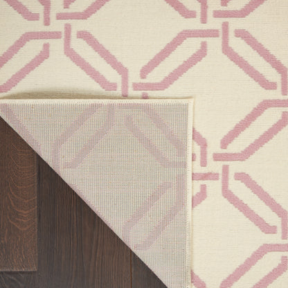 Nourison Home Jubilant  Ivory Pink  Contemporary