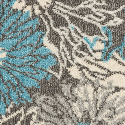 Nourison Home Passion  Charcoal Blue  Contemporary