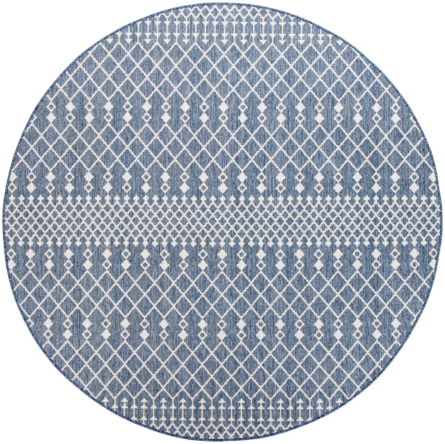 Nourison Home Positano POS02 Navy Blue Contemporary Power-loomed Rug