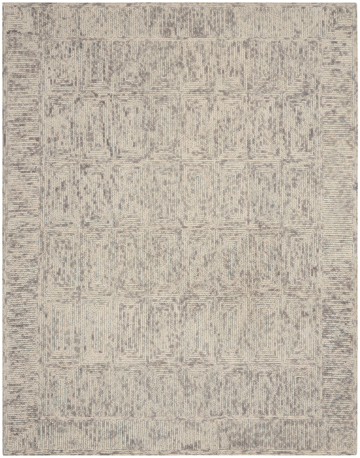 Nourison Home Colorado  Ivory Grey Teal  Contemporary