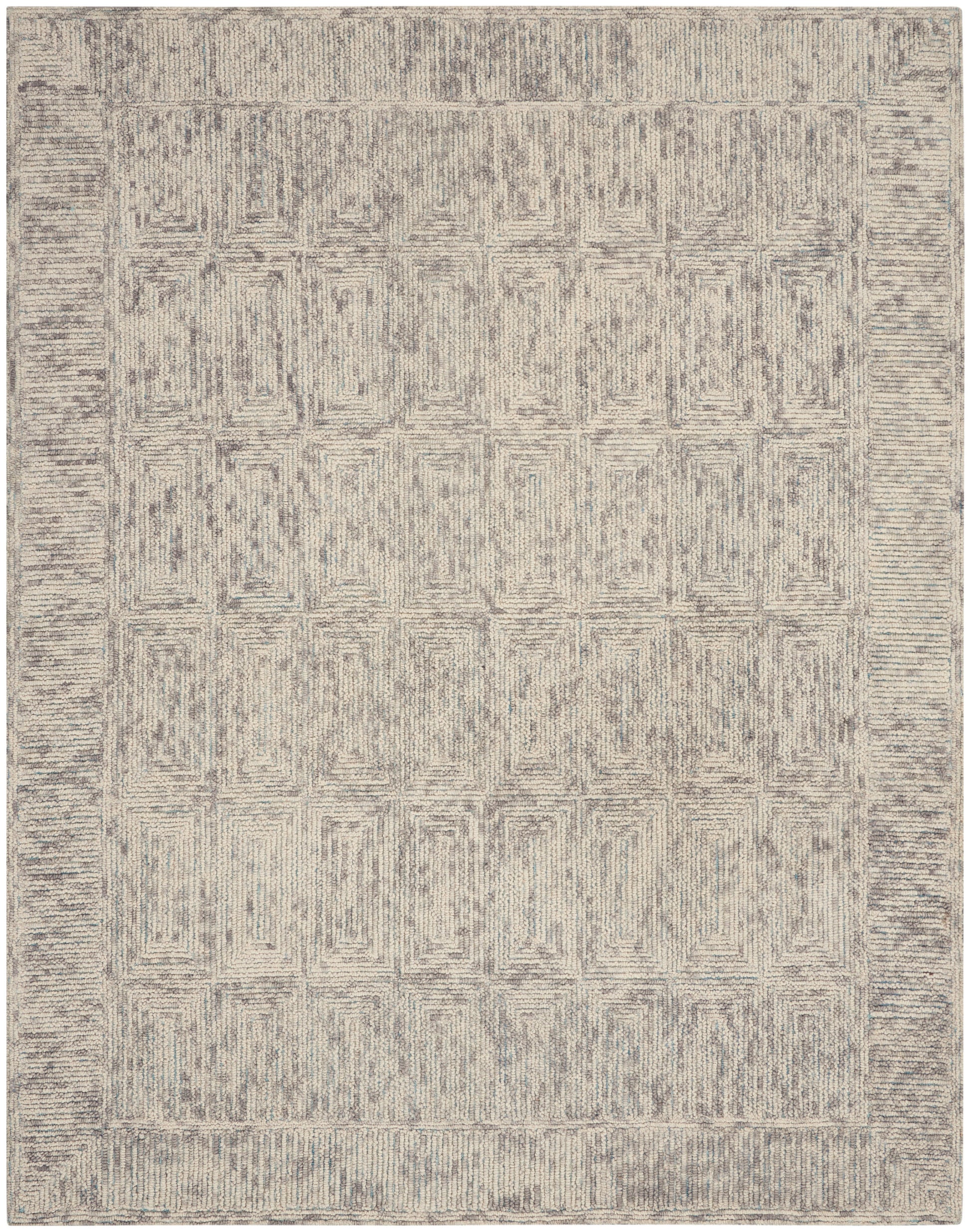 Nourison Home Colorado  Ivory Grey Teal  Contemporary