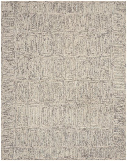 Nourison Home Colorado  Ivory Grey Teal  Contemporary