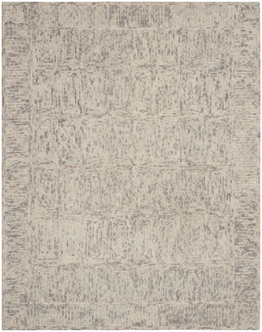 Nourison Home Colorado  Ivory Grey Teal  Contemporary
