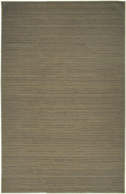 Nourison Home Washable Essentials WAE01 Green Contemporary Loom-woven Rug