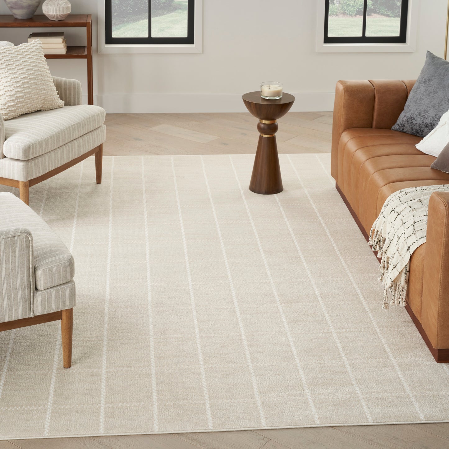 Nourison Home Serenity Home  Ivory  Contemporary