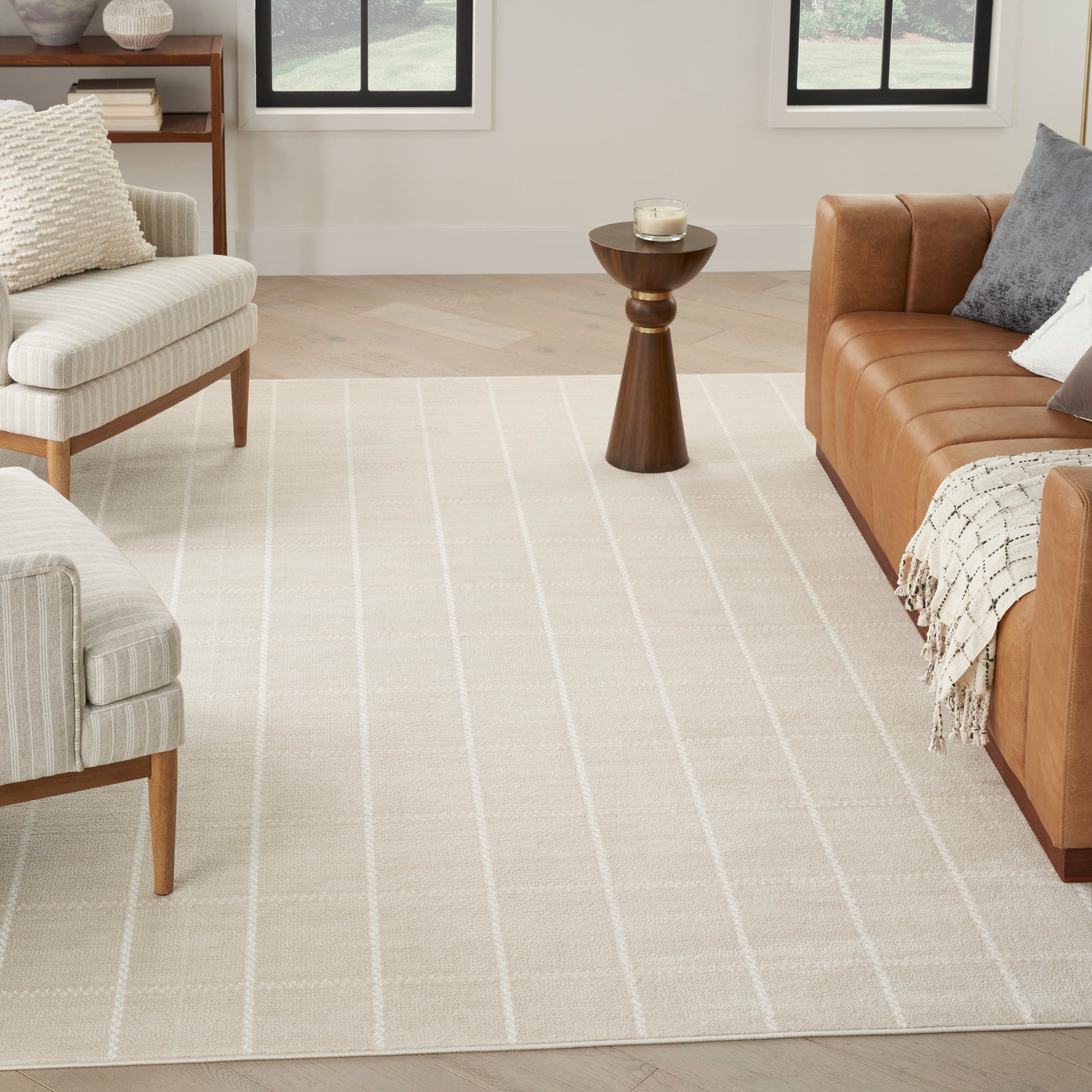 Nourison Home Serenity Home  Ivory  Contemporary