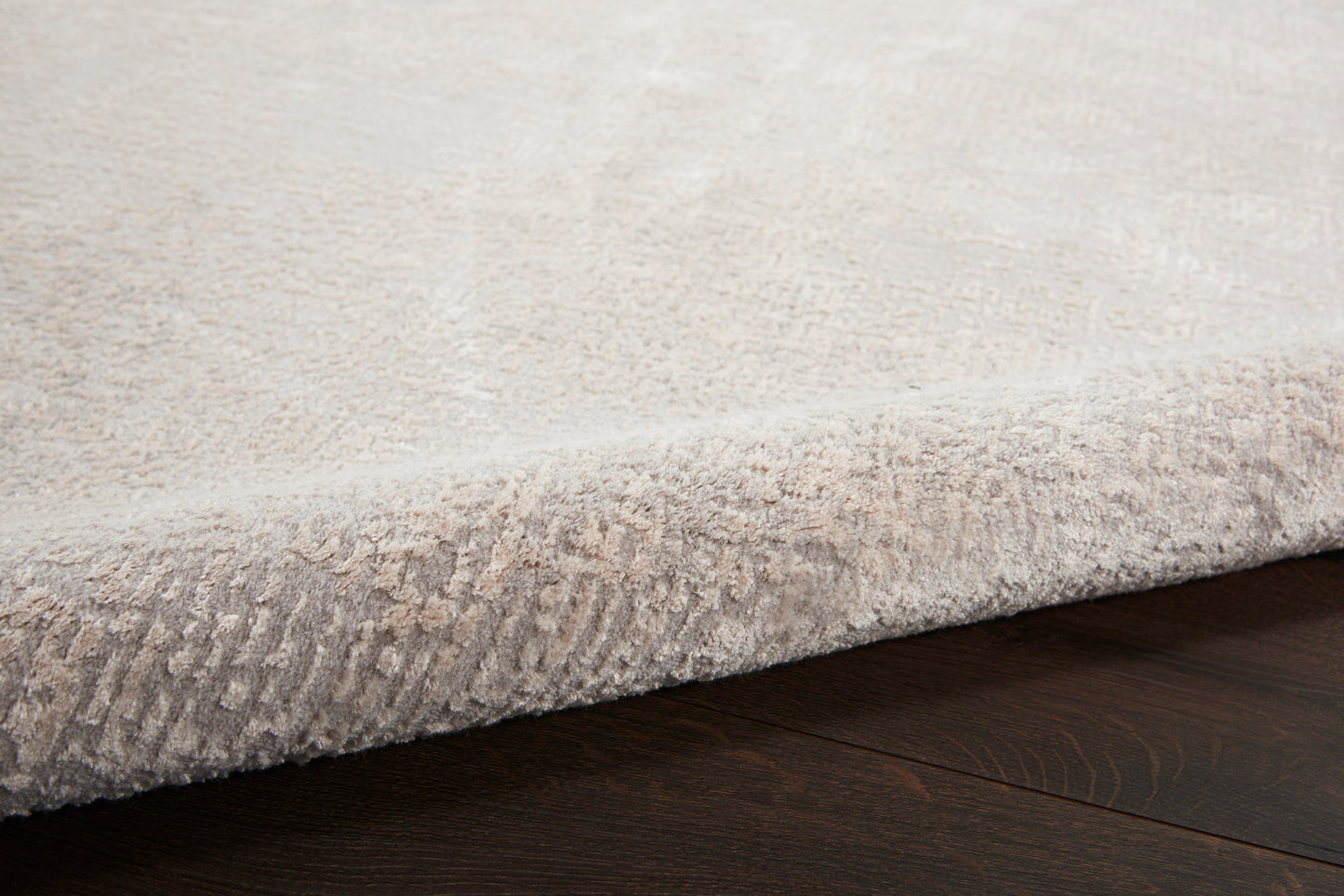 Nourison Home Silky Textures  Ivory Grey  Contemporary