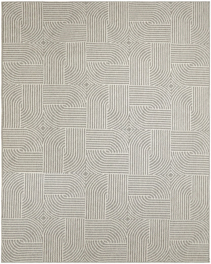 Nourison Home Natural Texture  Grey Ivory  Contemporary