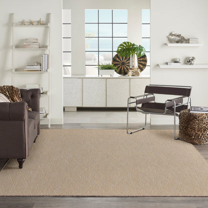 Nourison Home Washable Solutions  Natural  Contemporary