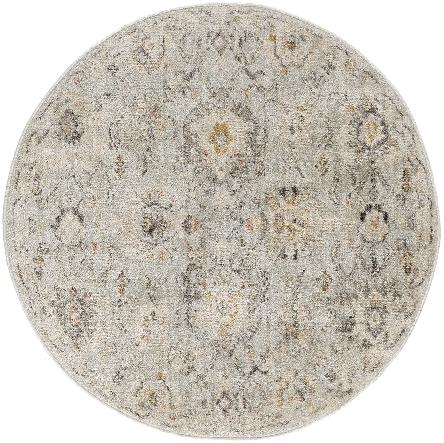 Nourison Home Oushak Home OUS01 Mint Traditional Loom-woven Rug