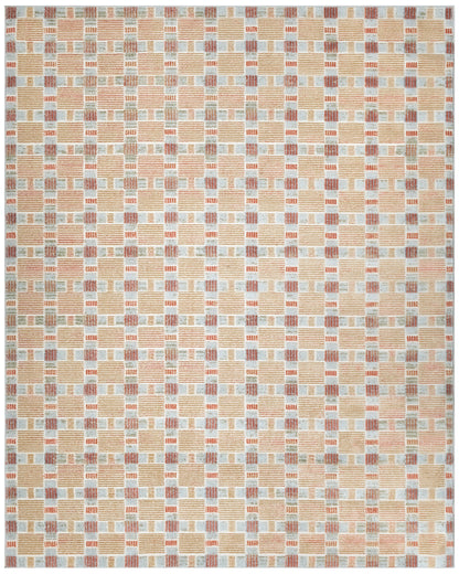 Nourison Home Nordic  Rust Multicolor  Contemporary