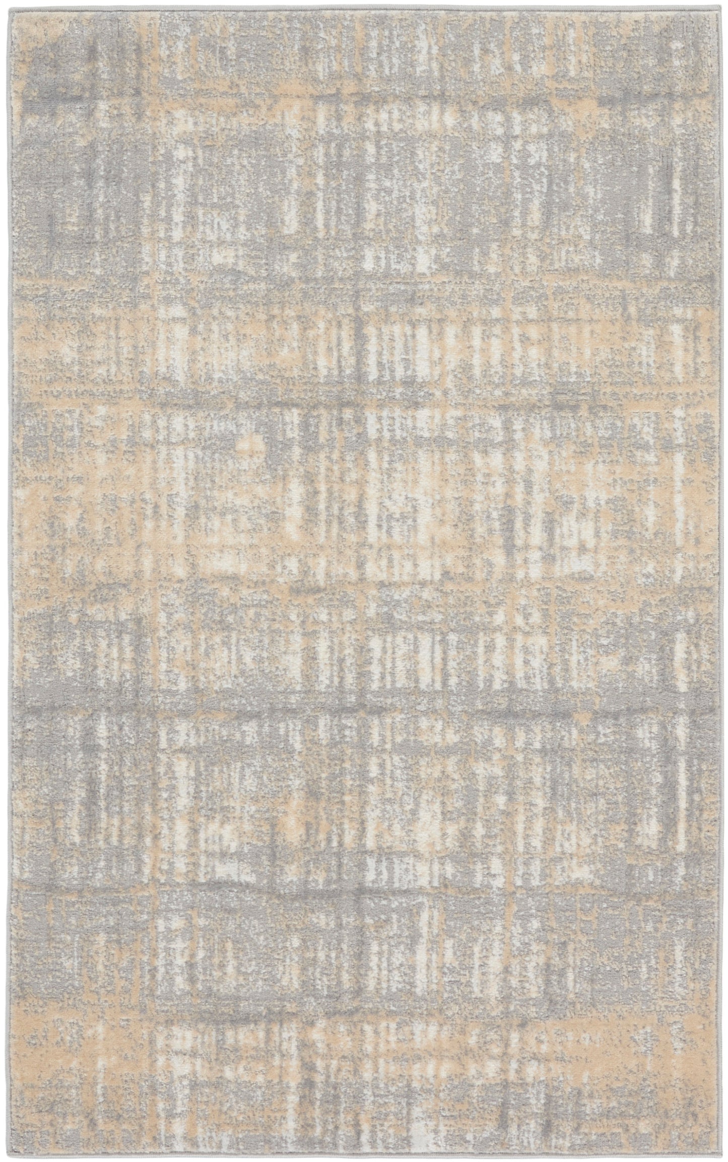 Calvin Klein CK005 Enchanting ECH05 Grey Ivory Contemporary Power-loomed Rug