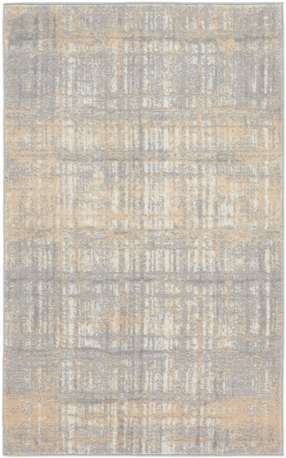 Calvin Klein CK005 Enchanting ECH05 Grey Ivory Contemporary Power-loomed Rug