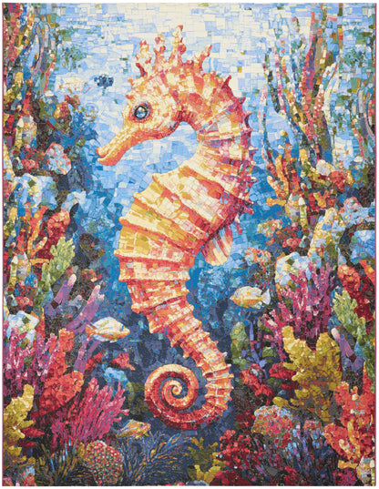 Nourison Home Color Splash CSP02 Multicolor Contemporary Machine Woven Rug