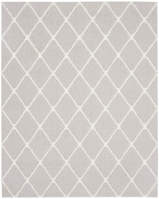 Nourison Home Feather Soft  Grey Ivory  Contemporary
