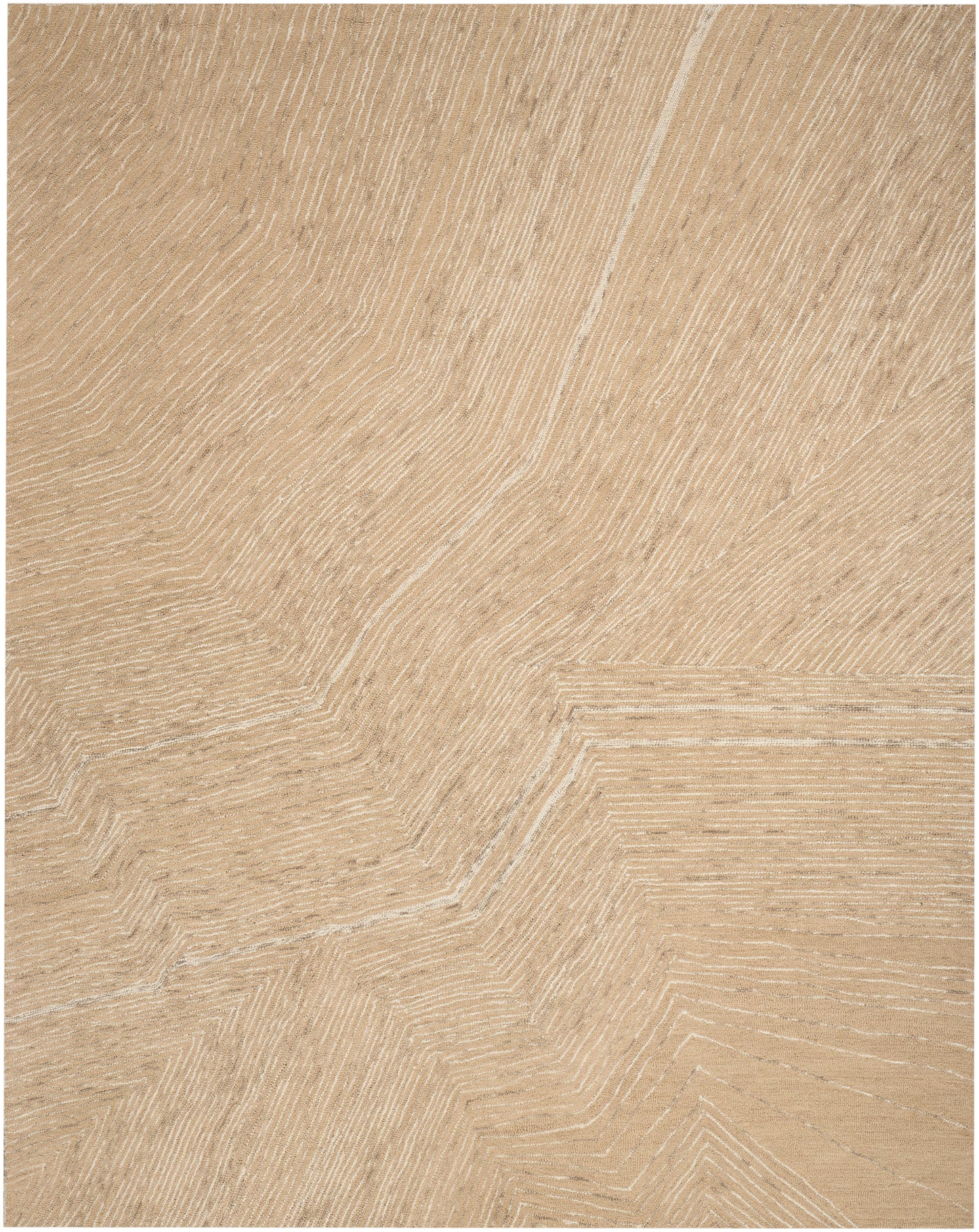 DKNY Pure Angles ANG01 Camel Contemporary Hand Tufted Rug