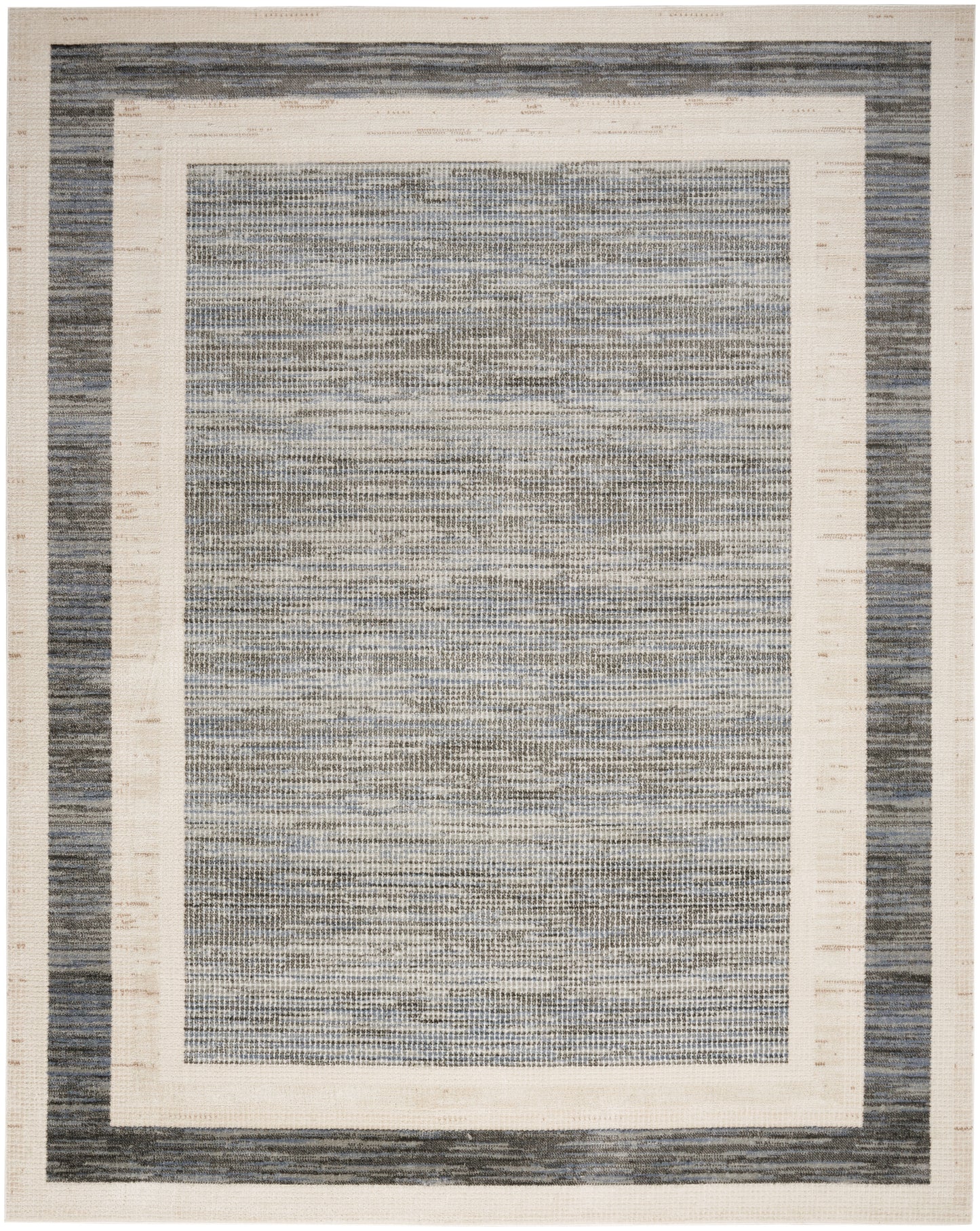 Nourison Home Serenity Home SRH07 Grey Ivory Contemporary Loom-woven Rug