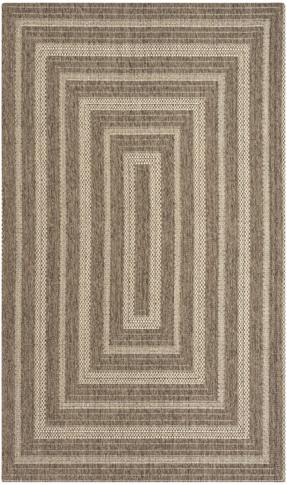 Nourison Home Tulum TLM04 Brown Contemporary Loom-woven Rug