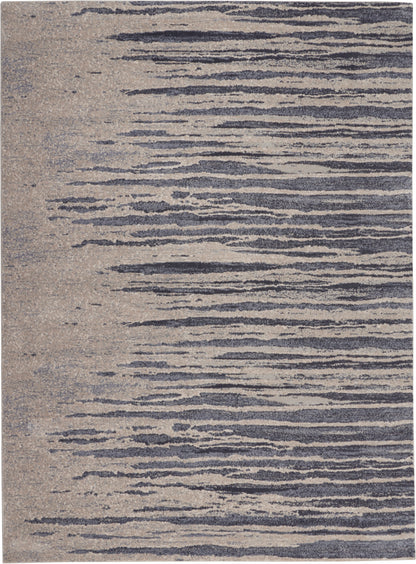 Nourison Home Moroccan Celebration  Blue Beige  Contemporary