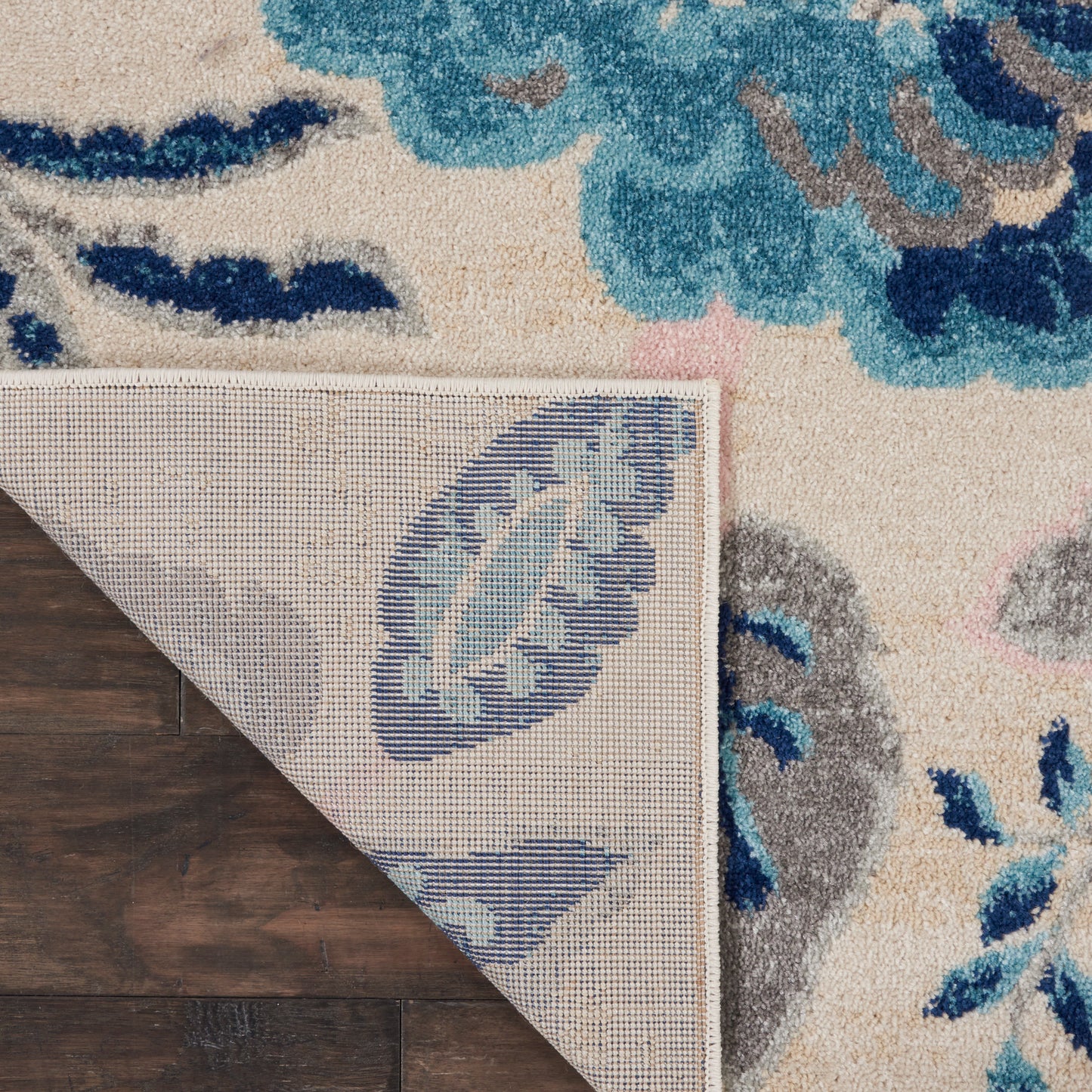 Nourison Home Tranquil  Ivory Light Blue  Contemporary