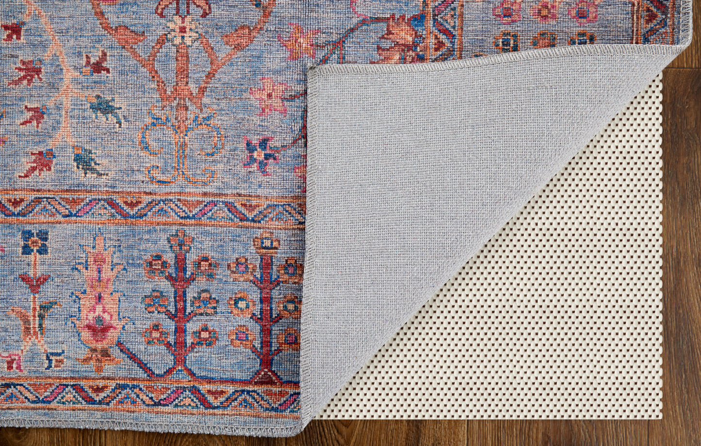 Feizy Rawlins  Light Blue Multi Transitional/Vintage/Casual