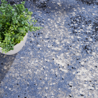 Nourison Home Passion  Light Blue Black  Contemporary