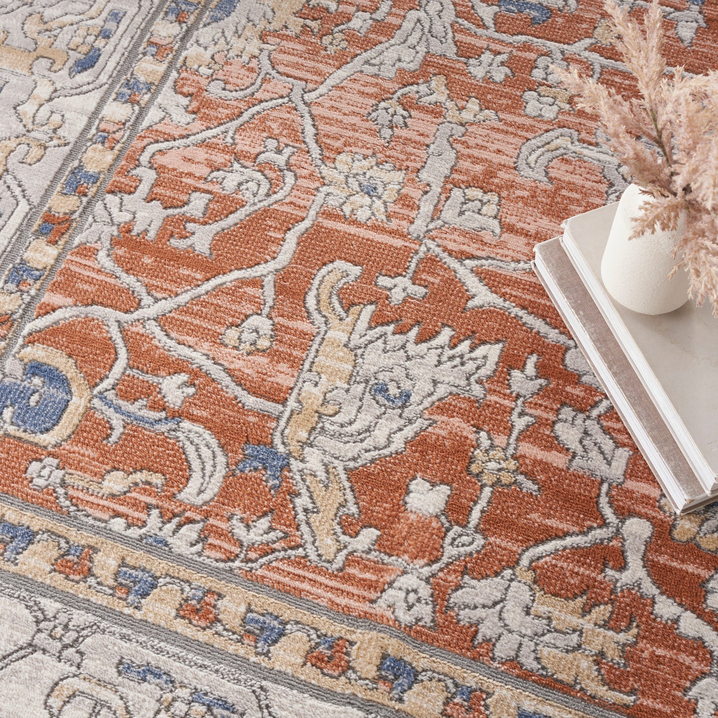 Nourison Home Series 4  Grey Multi  Traditional