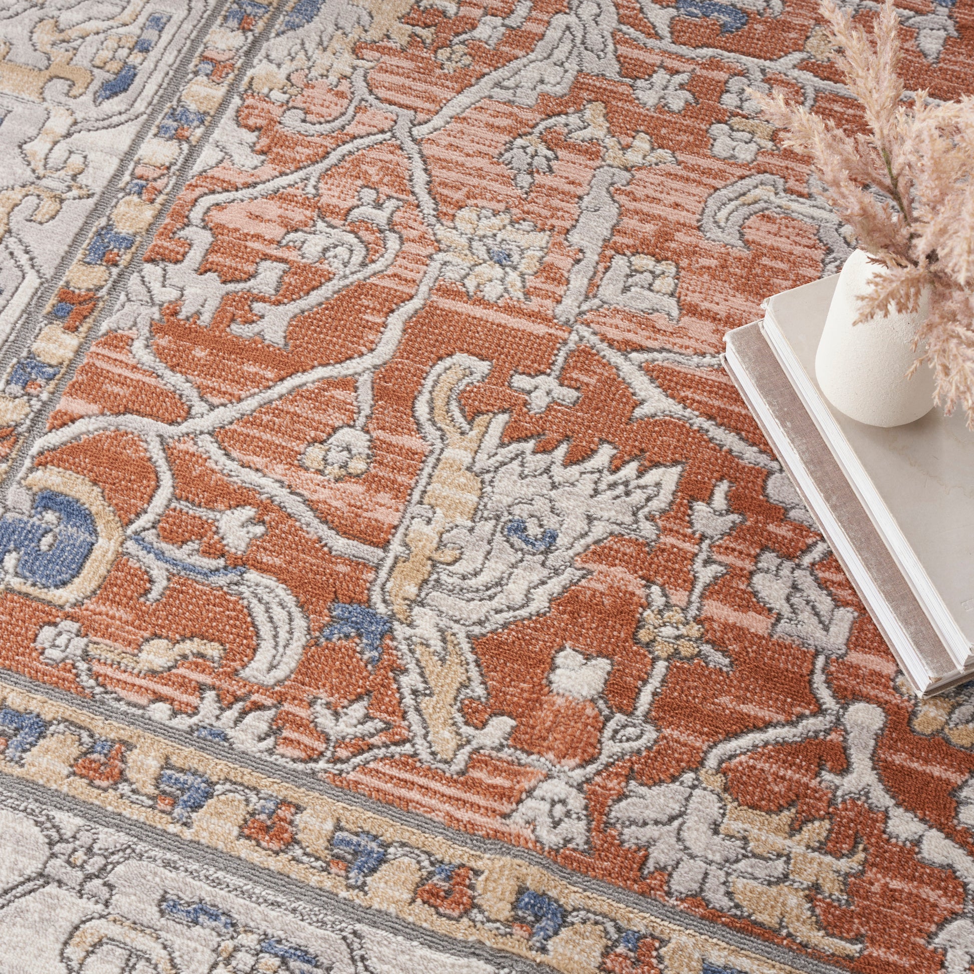 Nourison Home Series 4  Grey Multi  Traditional