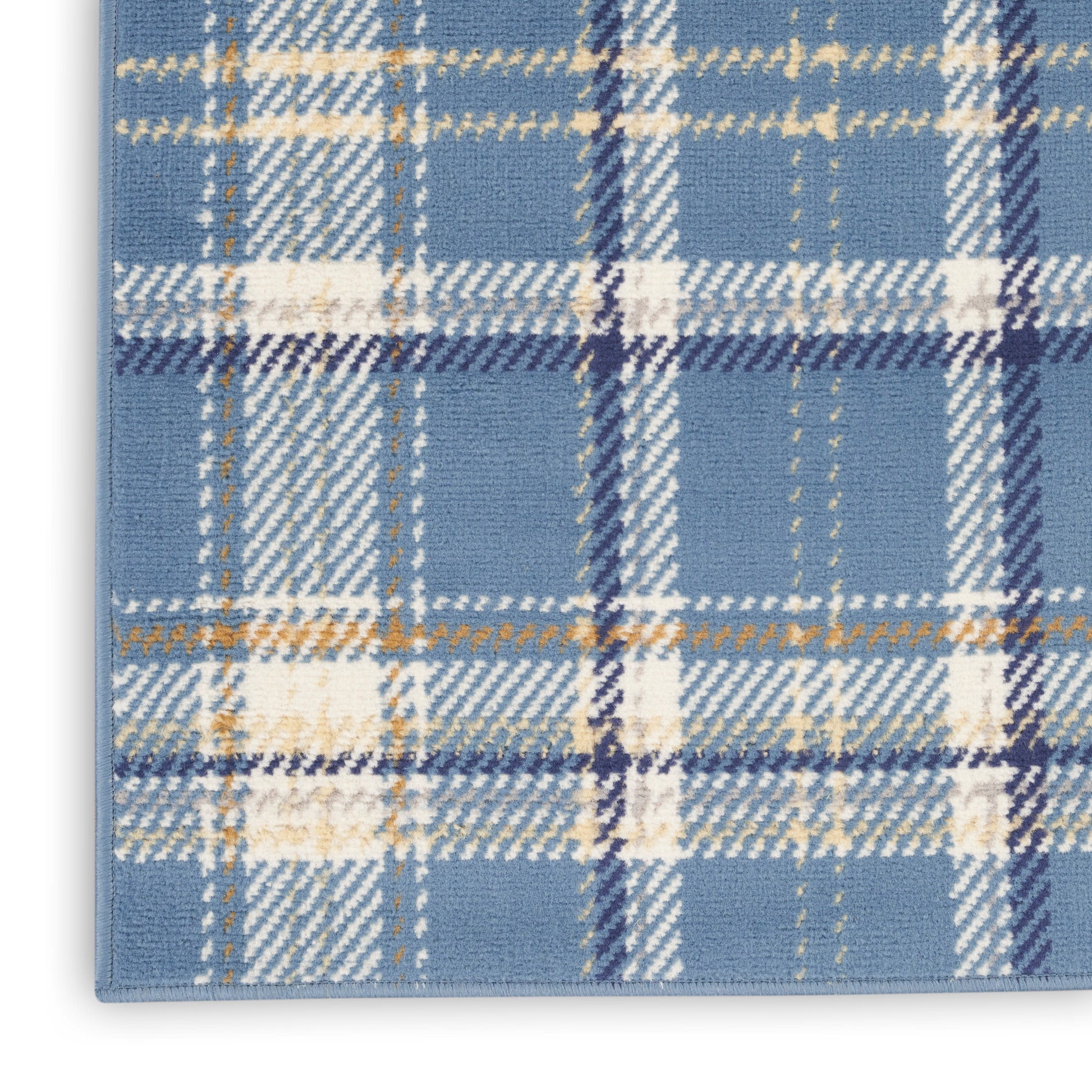 Nourison Home Grafix  Blue  Contemporary