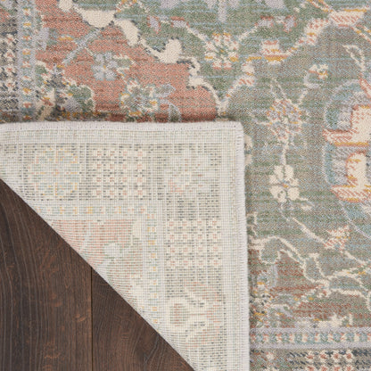 Nourison Home Parisa  Grey Multicolor  Transitional