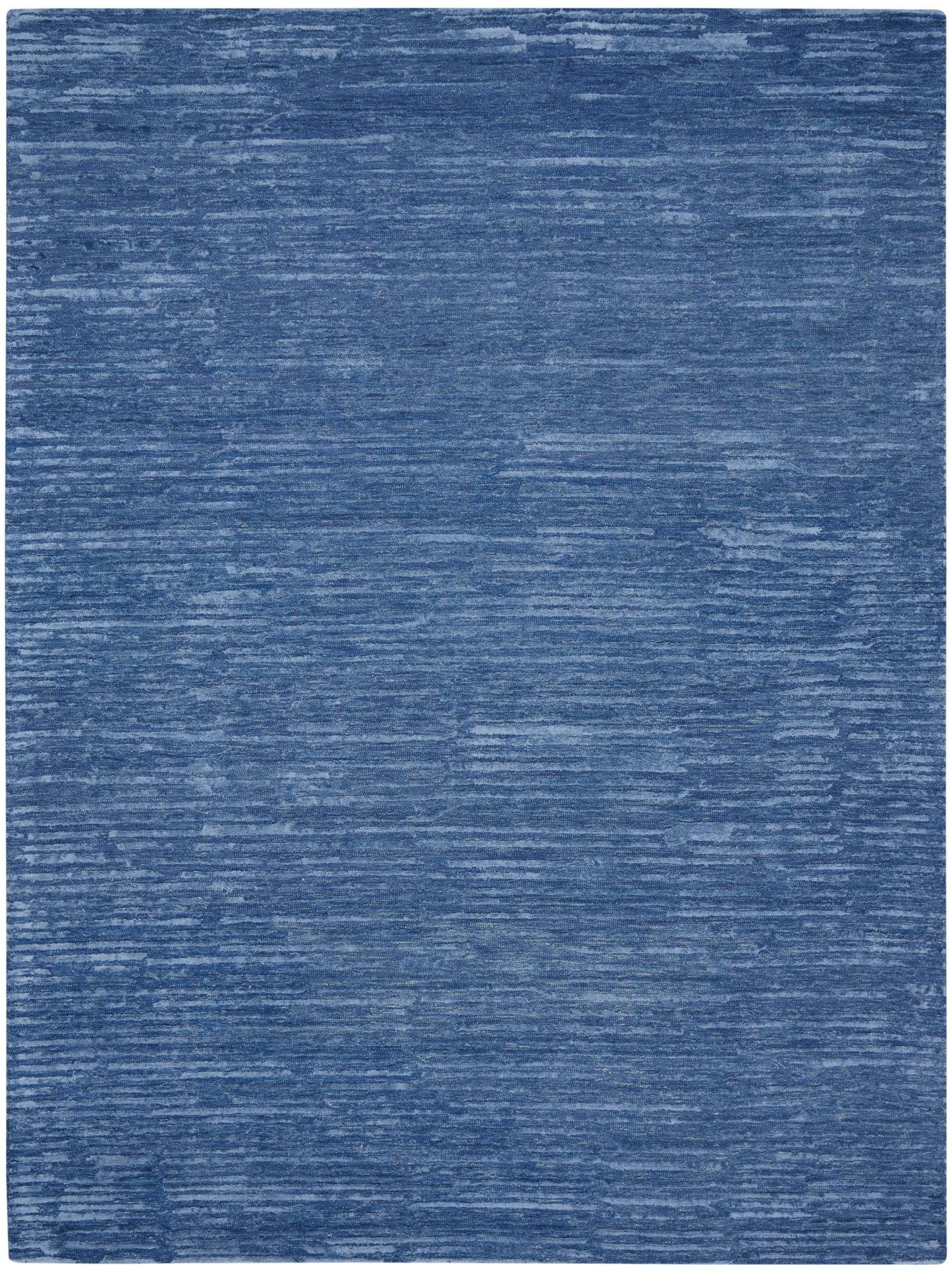 Calvin Klein CK010 Linear LNR01 Blue Contemporary Hand Tufted Rug