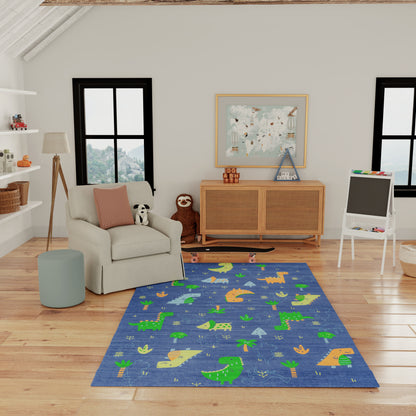 Nourison Home Imagination  Navy Multicolor  Contemporary