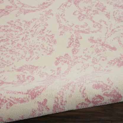 Nourison Home Jubilant  Ivory Pink  Transitional
