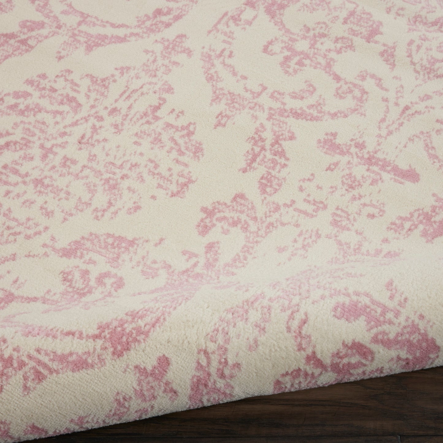 Nourison Home Jubilant  Ivory Pink  Transitional