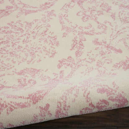 Nourison Home Jubilant  Ivory Pink  Transitional
