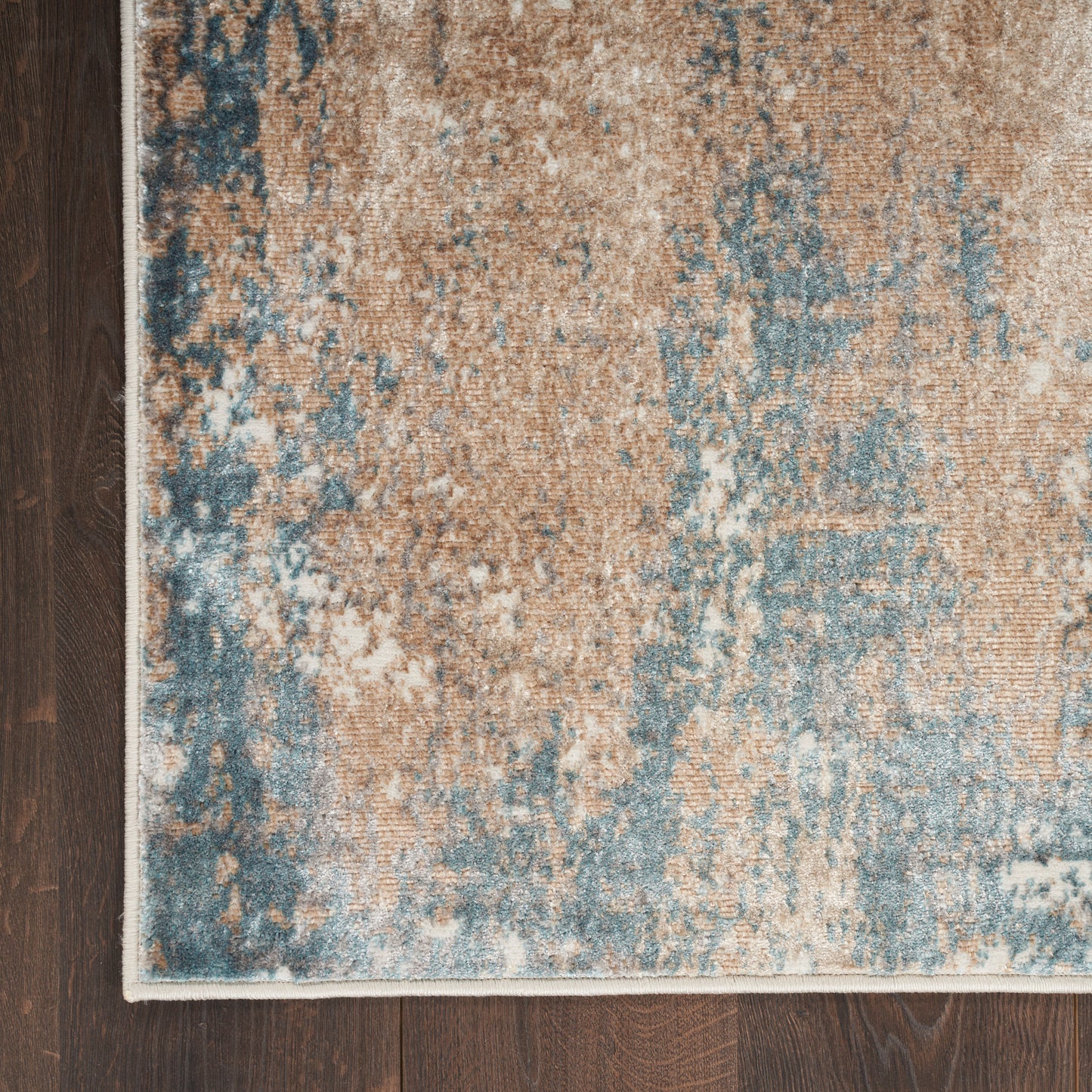 Nourison Home Glitz  Taupe Multicolor  Contemporary