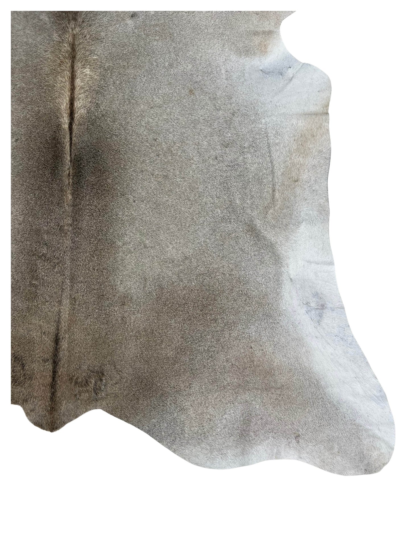Artisan Claire 5542 Golden Grey Taupe Hair on Hide Cowhide Shape Rug