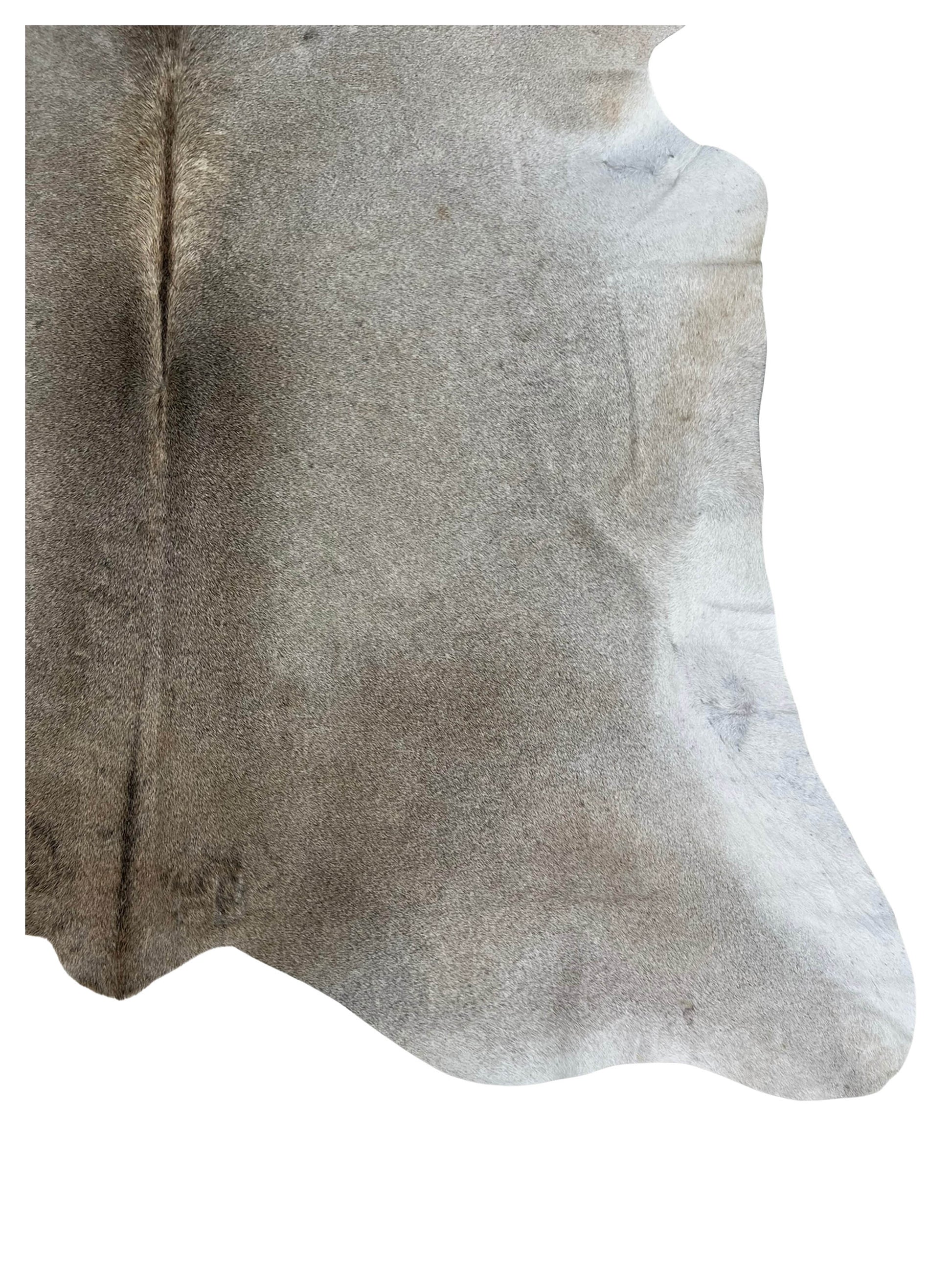 Artisan Claire 5542 Golden Grey Taupe Hair on Hide Cowhide Shape Rug