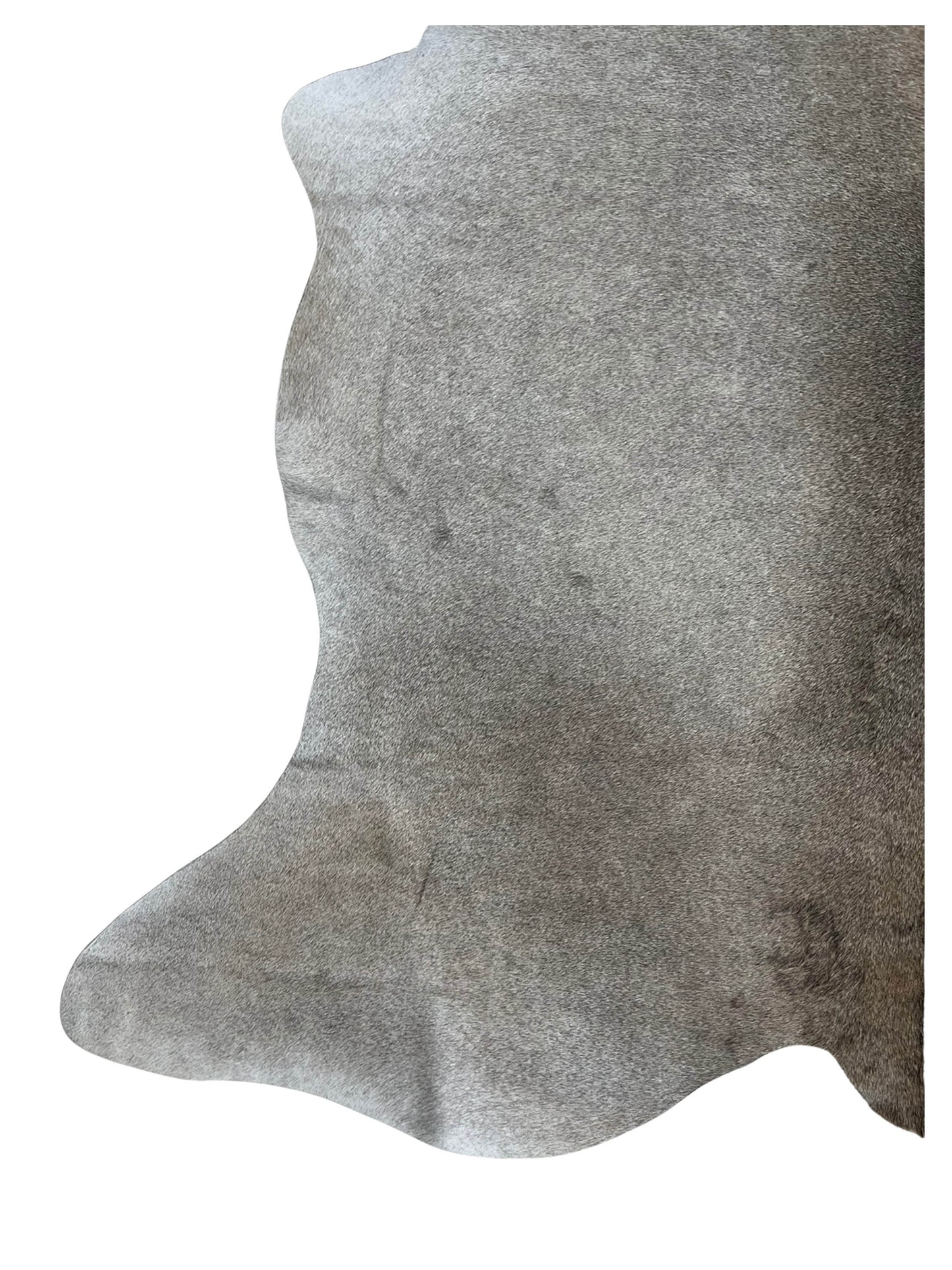 Artisan Claire 5542 Golden Grey Taupe Hair on Hide Cowhide Shape Rug