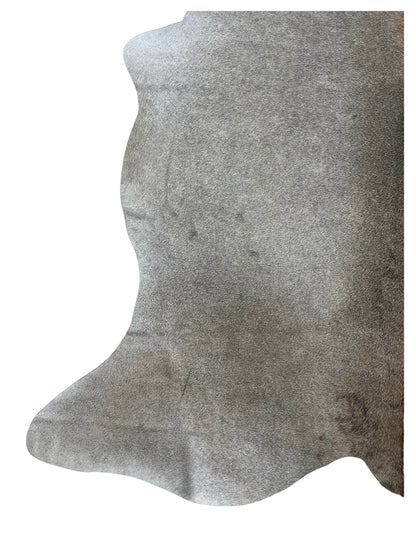 Artisan Claire 5542 Golden Grey Taupe Hair on Hide Cowhide Shape Rug