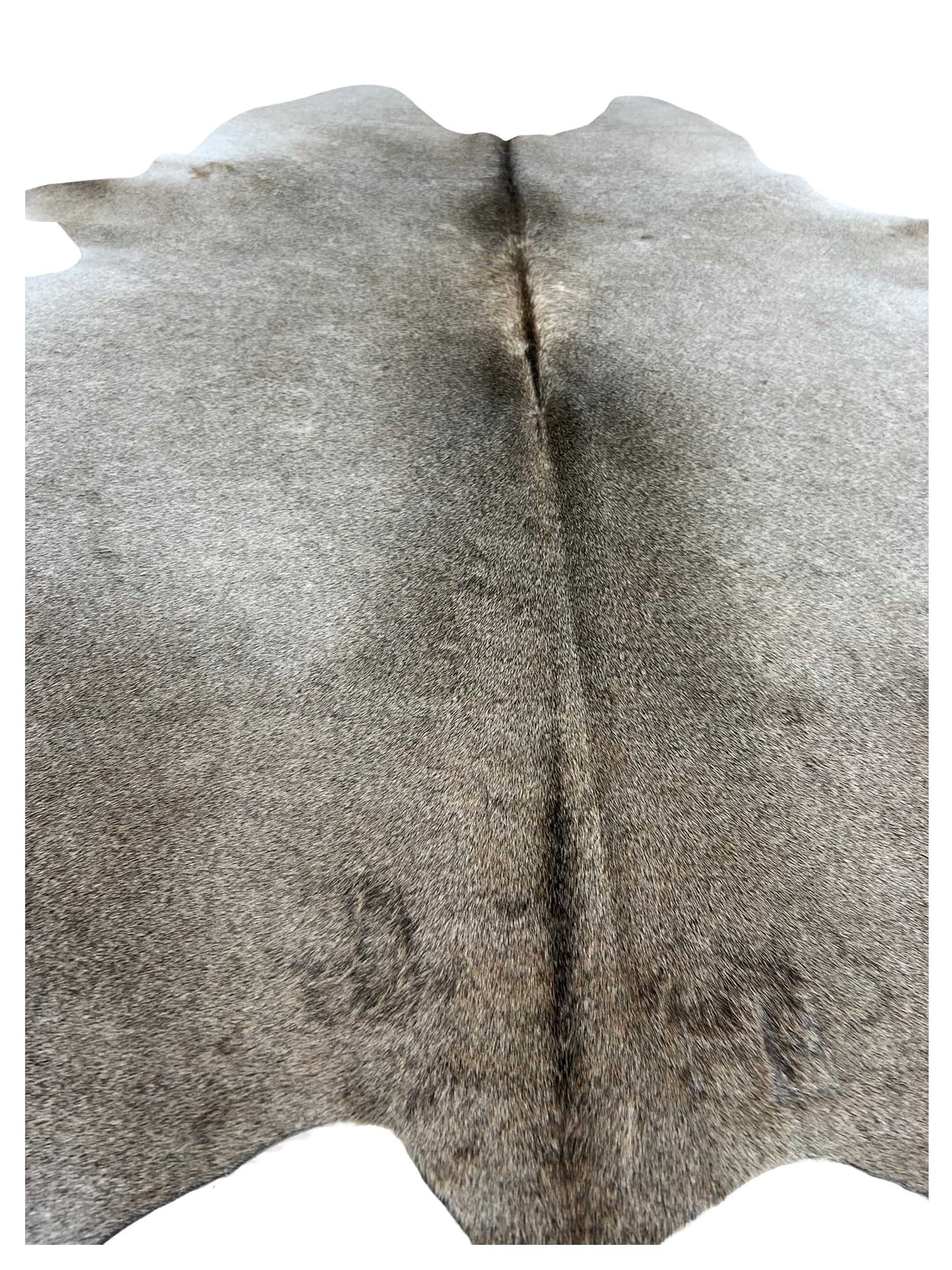 Artisan Claire 5542 Golden Grey Taupe Hair on Hide Cowhide Shape Rug