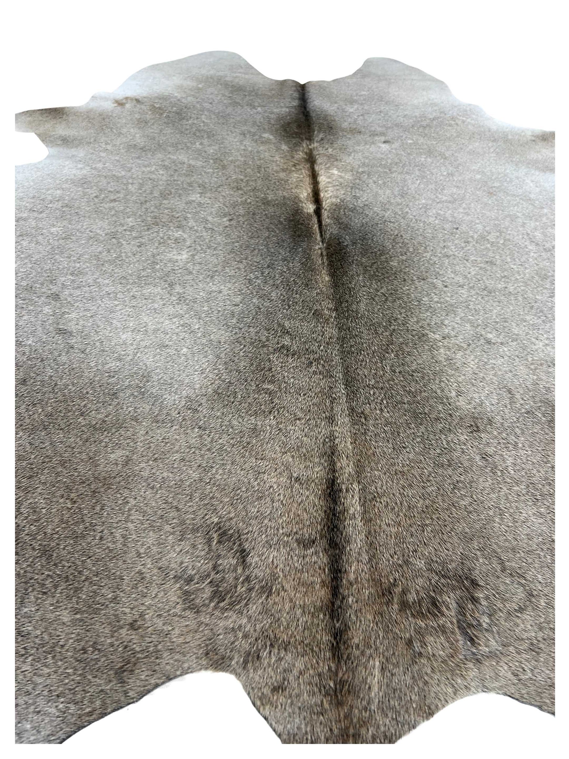 Artisan Claire 5542 Golden Grey Taupe Hair on Hide Cowhide Shape Rug