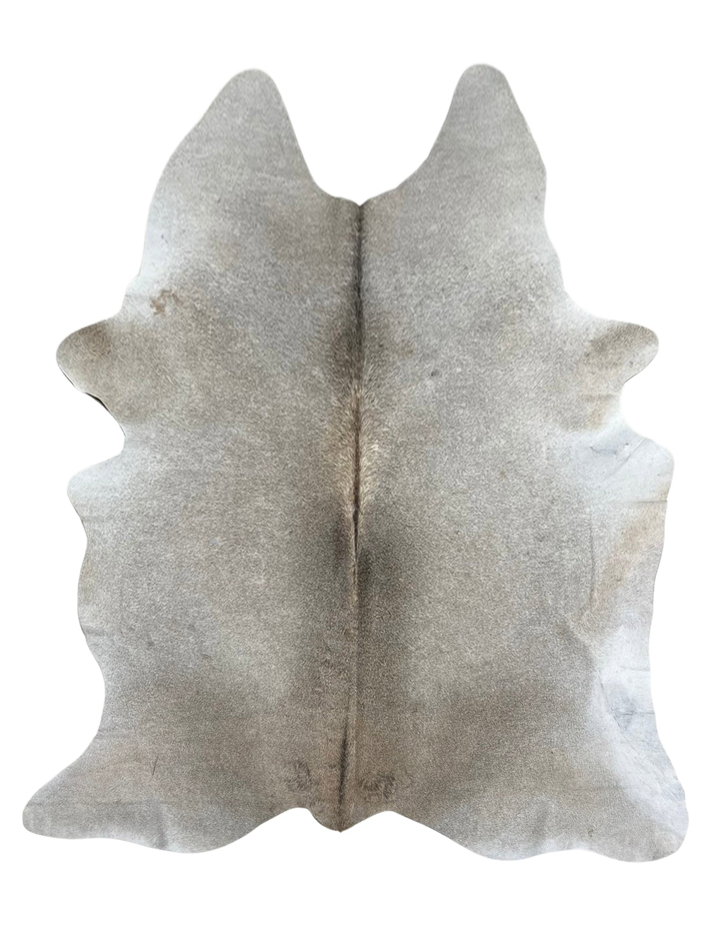 Artisan Claire 5542 Golden Grey Taupe Hair on Hide Cowhide Shape Rug