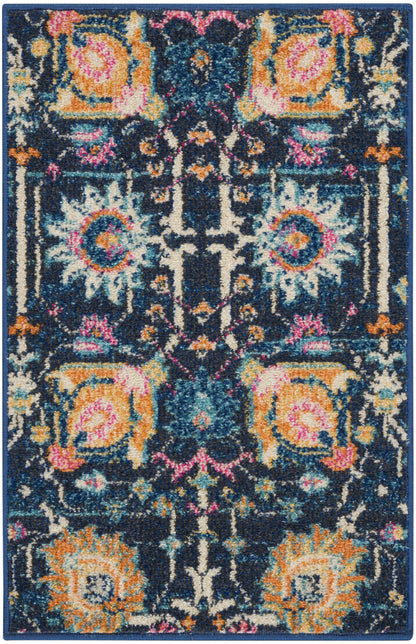 Nourison Home Passion PSN01 Navy Transitional Power-loomed Rugs