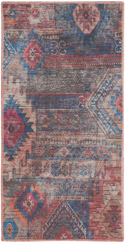 Nourison Home New Concept Washables SR106 Multicolor Transitional Machine Woven Rug