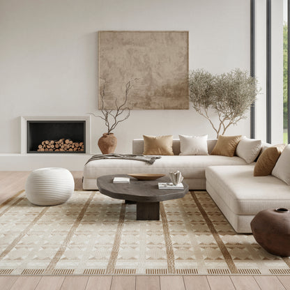 Nourison Home Nordic  Taupe  Contemporary