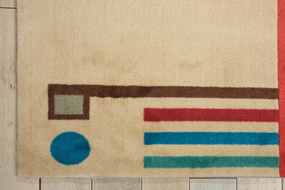 Nourison Home Modern Art  Sandstone  