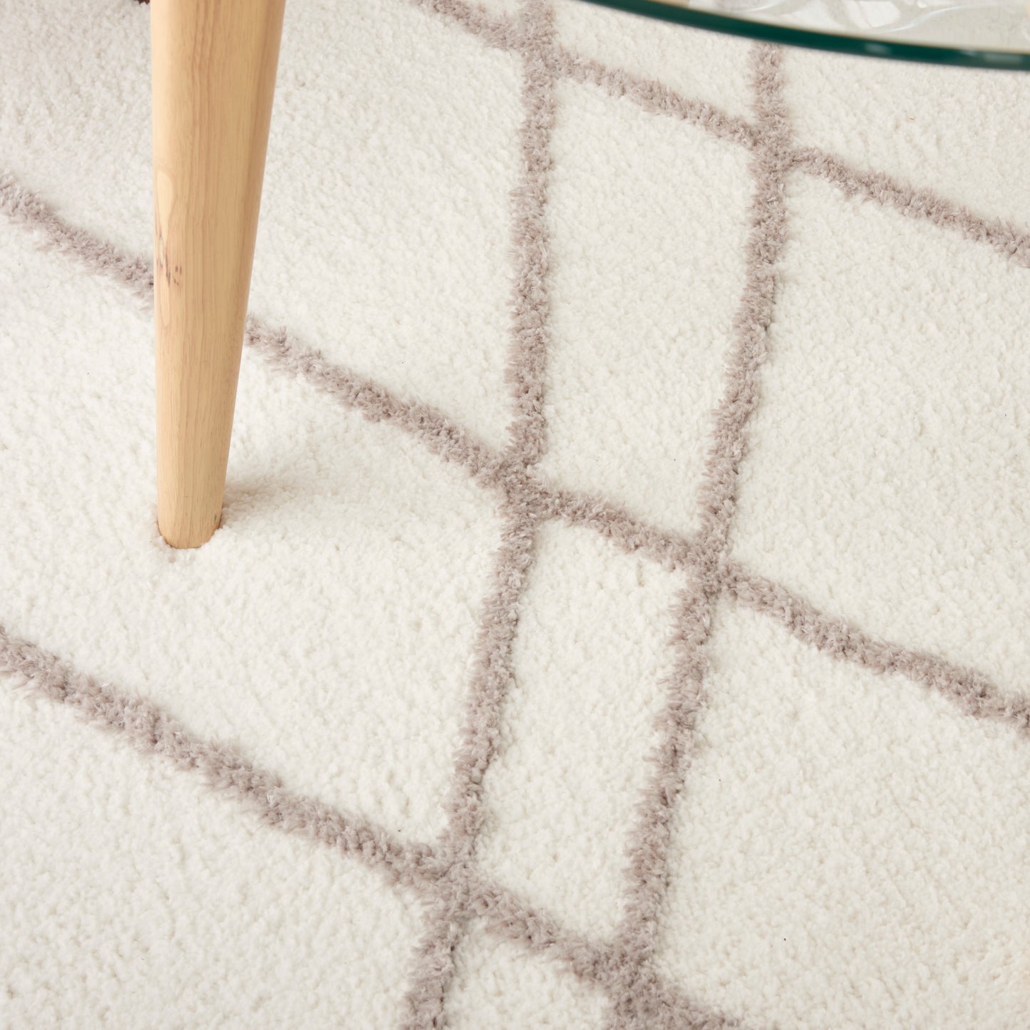 Nourison Home Feather Soft  Ivory Grey  Contemporary