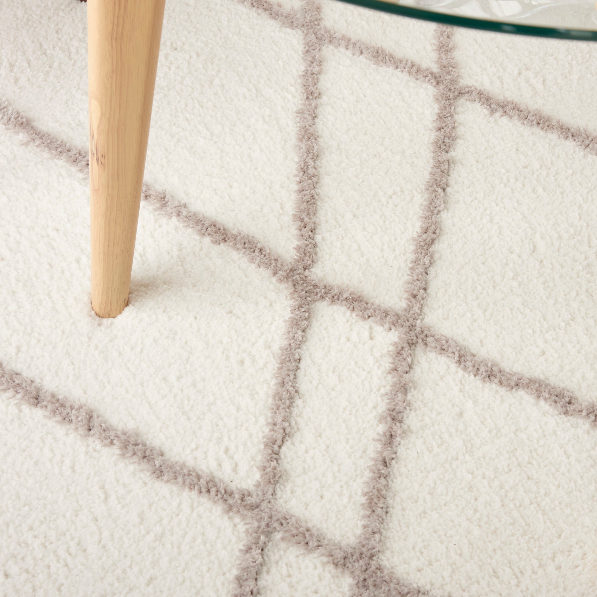 Nourison Home Feather Soft  Ivory Grey  Contemporary